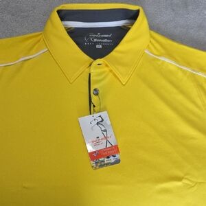 PingHigh SwingDry Men's Vibrant Yellow Polo Shirt
